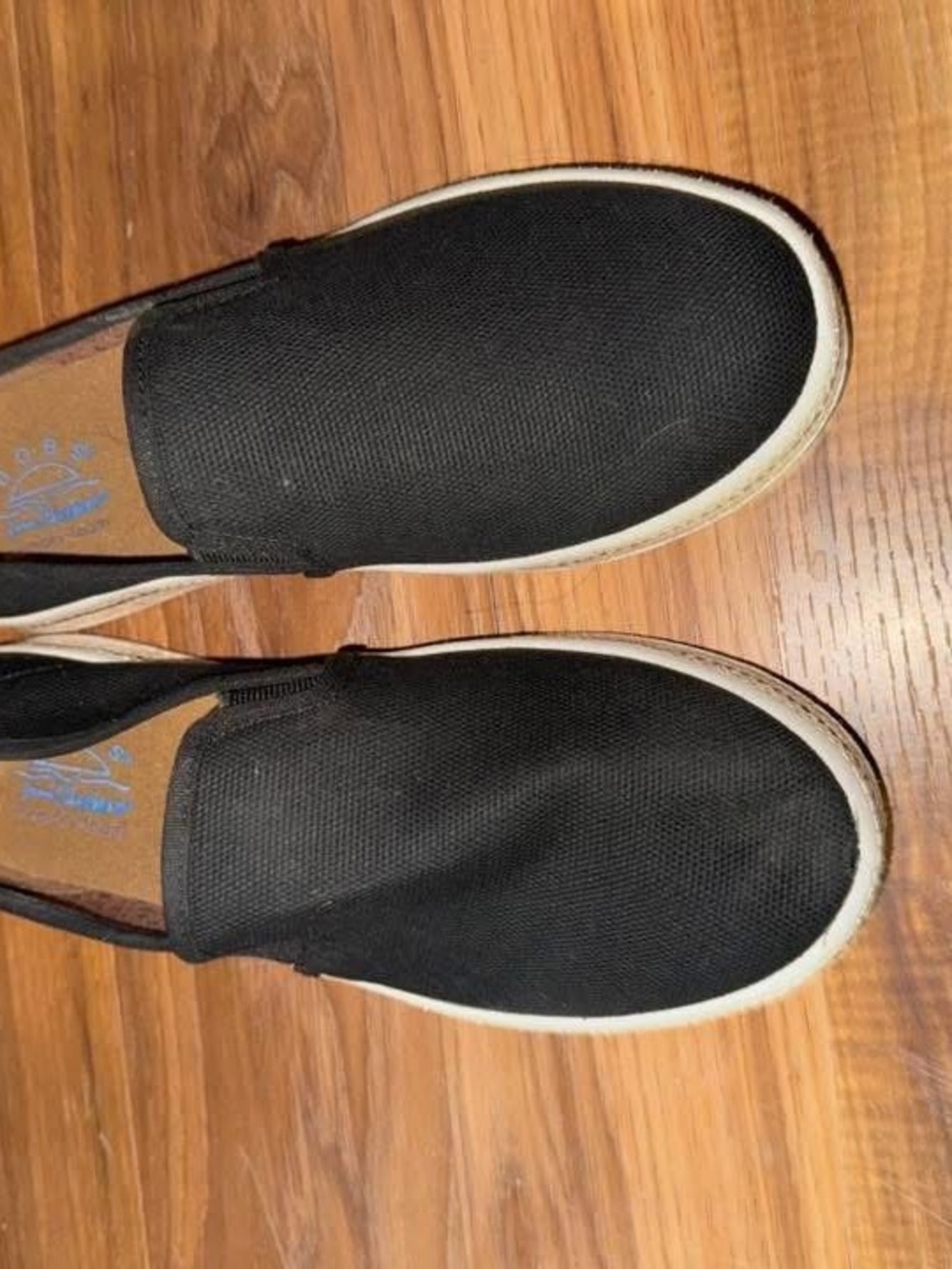 BOBS from Skechers Black Slip-On Canvas Loafers